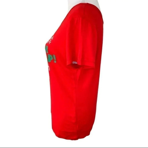 Prince Peter Collection Red  Gingerbread Oh Snap Holiday Christmas T Shirt - Picture 4 of 11